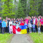 UNF Edmonton tours the Rockies with Ukrainian refugees