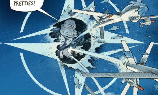 Putin thumbs his nose at NATO